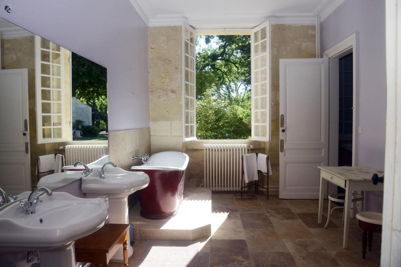 Chateau Rosemont - Grande Maison Familiale Campagne Dans Le Medoc Avec Piscine Et Tennis A 15 Mn Bordeaux Labarde Ngoại thất bức ảnh